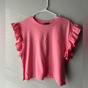 Zara Pink Casual Top